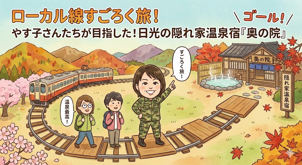 ローカル線すごろく旅でやす子さんたちがゴールを目指した！日光の源泉かけ流し温泉宿「奥の院 ほてる とく川」の詳細と予約方法 3