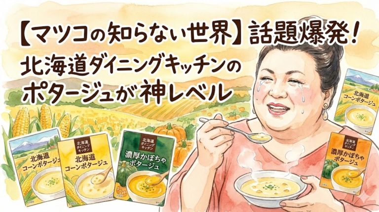 マツコの知らない世界でマツコ・デラックスが絶賛した北海道ダイニングキッチンの北海道コーンポタージュとは 22
