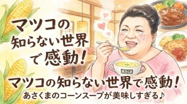 マツコの知らない世界でマツコさんが飲んだ！あさくまコーンスープの魅力に迫る